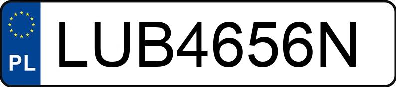 Numer rejestracyjny LUB 4656N posiada MAZDA 6 - LUB4656N