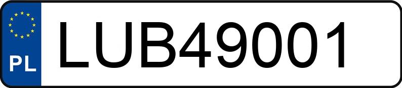 Numer rejestracyjny LUB 49001 posiada AUDI A4 AVANT - LUB49001