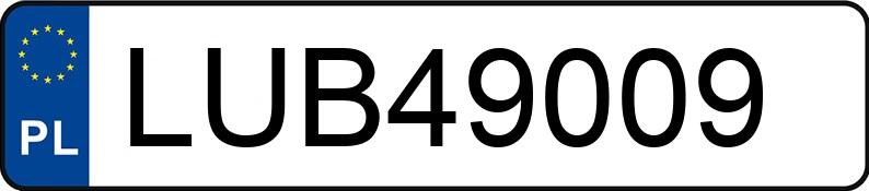 Numer rejestracyjny LUB 49009 posiada AUDI A4 AVANT - LUB49009