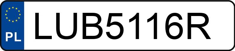 Numer rejestracyjny LUB 5116R posiada AUDI A4 - LUB5116R