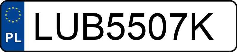 Numer rejestracyjny LUB 5507K posiada BMW 330 XI - LUB5507K