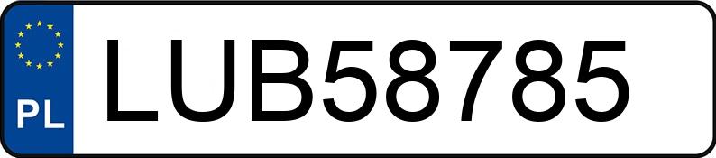 Numer rejestracyjny LUB 58785 posiada SEAT TOLEDO - LUB58785 Numer rejestracyjny LUB 58785 posiada SEAT TOLEDO - LUB58785