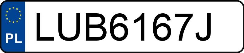 Numer rejestracyjny LUB 6167J posiada AUDI A6 2.7 TDI - LUB6167J