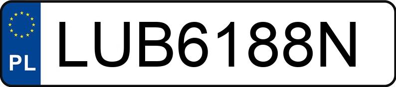 Numer rejestracyjny LUB 6188N posiada VOLVO XC 60 2.4 TD DRIVEe DPF MR`09 E4 XC 60 2.4 TD DRIVEe DPF MR`09 E4 - LUB6188N