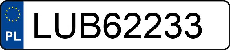 Numer rejestracyjny LUB 62233 posiada BMW 318i Kat. E30 318i Kat. E30 - LUB62233