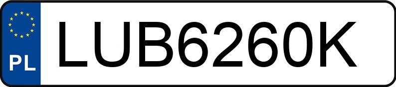 Numer rejestracyjny LUB 6260K posiada CITROEN/LAMAR JUMPER - LUB6260K
