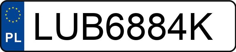 Numer rejestracyjny LUB 6884K posiada VOLKSWAGEN GOLF - LUB6884K Numer rejestracyjny LUB 6884K posiada VOLKSWAGEN GOLF - LUB6884K