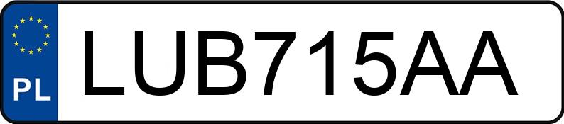 Numer rejestracyjny LUB 715AA posiada OPEL VIVARO - LUB715AA Numer rejestracyjny LUB 715AA posiada OPEL VIVARO - LUB715AA