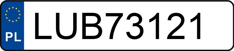 Numer rejestracyjny LUB 73121 posiada SAAB 9-3 SPORT - LUB73121