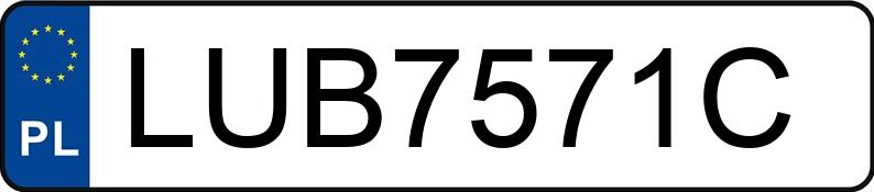 Numer rejestracyjny LUB 7571C posiada BMW 525 - LUB7571C