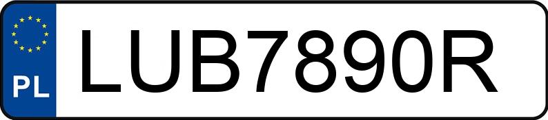 Numer rejestracyjny LUB 7890R posiada FIAT PANDA - LUB7890R Numer rejestracyjny LUB 7890R posiada FIAT PANDA - LUB7890R