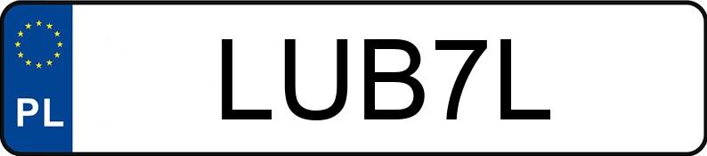 Numer rejestracyjny LUB 7L posiada MERCEDES-BENZ 210 2.5t 210 2.5t - LUB7L