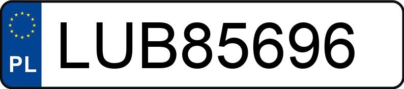 Numer rejestracyjny LUB 85696 posiada MAZDA 6 - LUB85696