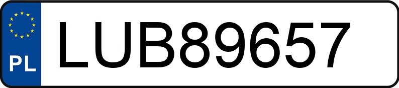 Numer rejestracyjny LUB 89657 posiada TOYOTA Auris Diesel MR`13 E5 Red - LUB89657