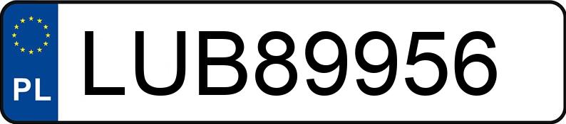 Numer rejestracyjny LUB 89956 posiada TOYOTA AURIS - LUB89956