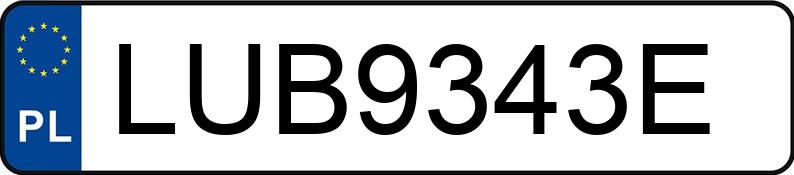 Numer rejestracyjny LUB 9343E posiada SEAT Ibiza 1.2 MR`02 E3 6L Stylance - LUB9343E Numer rejestracyjny LUB 9343E posiada SEAT Ibiza 1.2 MR`02 E3 6L Stylance - LUB9343E