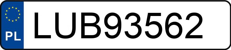 Numer rejestracyjny LUB93562 posiada BMW 318i Kat. MR`98 E46 318i Kat. MR`98 E46
