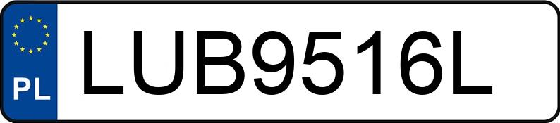 Numer rejestracyjny LUB 9516L posiada FORD FOCUS - LUB9516L
