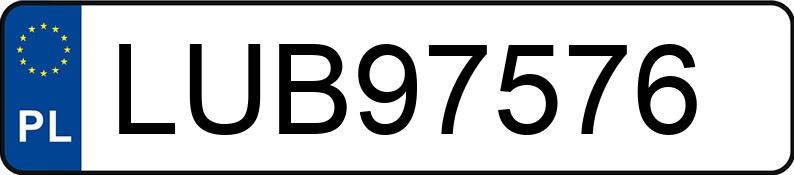 Numer rejestracyjny LUB 97576 posiada BMW 425D - LUB97576