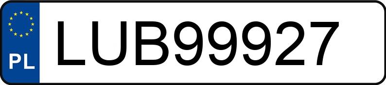 Numer rejestracyjny LUB 99927 posiada VOLVO V50 M - LUB99927 Numer rejestracyjny LUB 99927 posiada VOLVO V50 M - LUB99927