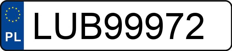 Numer rejestracyjny LUB 99972 posiada FIAT DOBLO - LUB99972 Numer rejestracyjny LUB 99972 posiada FIAT DOBLO - LUB99972