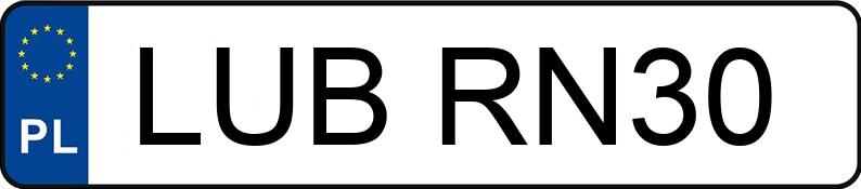 Numer rejestracyjny LUB RN30 posiada IFA THK5 - LUBRN30