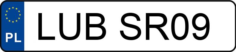 Numer rejestracyjny LUB SR09 posiada URSUS C 360 - LUBSR09