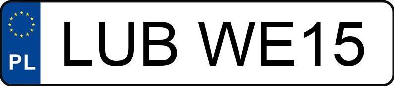 Numer rejestracyjny LUB WE15 posiada KRONE SDP - LUBWE15 Numer rejestracyjny LUB WE15 posiada KRONE SDP - LUBWE15
