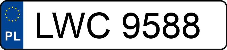 Numer rejestracyjny LWC 9588 posiada TOYOTA Carina E Kat. MR`92 XLi - LWC9588 Numer rejestracyjny LWC 9588 posiada TOYOTA Carina E Kat. MR`92 XLi - LWC9588