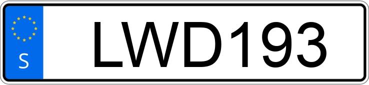 Numer rejestracyjny LWD193 posiada Nissan NV200 1.5 dCi