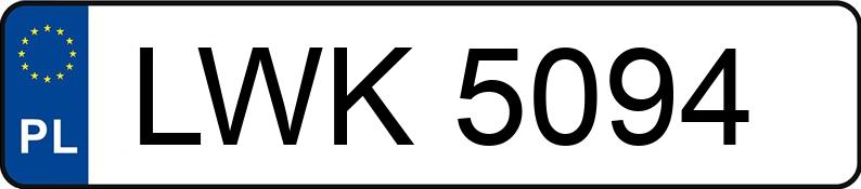 Numer rejestracyjny LWK 5094 posiada FIAT 126 EL - LWK5094 Numer rejestracyjny LWK 5094 posiada FIAT 126 EL - LWK5094