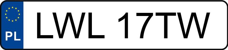 Numer rejestracyjny LWL 17TW posiada SKODA FABIA - LWL17TW