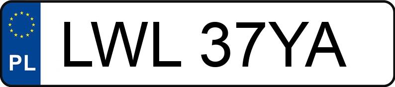 Numer rejestracyjny LWL 37YA posiada BMW 520 Diesel Kat. MR`01 E39 520 Diesel Kat. MR`01 E39 - LWL37YA