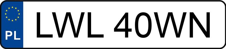 Numer rejestracyjny LWL 40WN posiada BMW 320 Diesel Kat. MR`98 E46 320 Diesel Kat. MR`98 E46 - LWL40WN