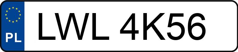 Numer rejestracyjny LWL 4K56 posiada SUBARU WRX - LWL4K56 Numer rejestracyjny LWL 4K56 posiada SUBARU WRX - LWL4K56
