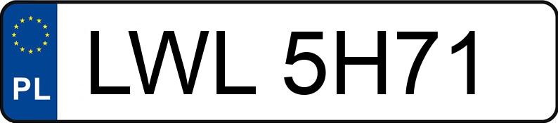 Numer rejestracyjny LWL 5H71 posiada MERCEDES-BENZ CLS 500 MR`04 E3 219 CLS 500 MR`04 E3 219 - LWL5H71