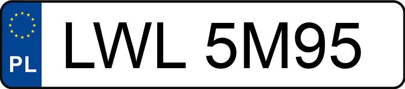 Numer rejestracyjny LWL 5M95 posiada AUDI A4 - LWL5M95