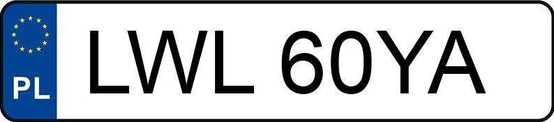 Numer rejestracyjny LWL 60YA posiada VOLKSWAGEN SHARAN - LWL60YA