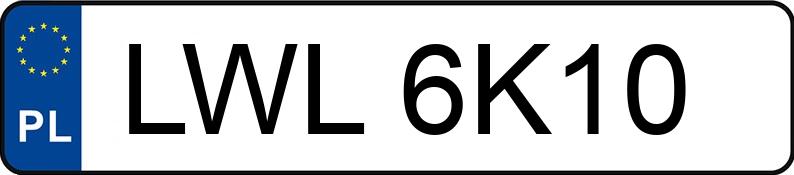 Numer rejestracyjny LWL 6K10 posiada AUDI A4 - LWL6K10