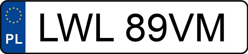 Numer rejestracyjny LWL 89VM posiada FORD FOCUS 2.0 - LWL89VM Numer rejestracyjny LWL 89VM posiada FORD FOCUS 2.0 - LWL89VM