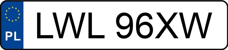 Numer rejestracyjny LWL 96XW posiada AUDI A3 1.6 Kat. MR`01 8L Ambition - LWL96XW