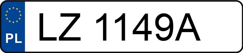 Numer rejestracyjny LZ 1149A posiada MITSUBISHI ASX - LZ1149A