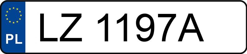 Numer rejestracyjny LZ 1197A posiada VOLKSWAGEN Golf V 1.9 TDi MR`03 E4 Comfortline - LZ1197A