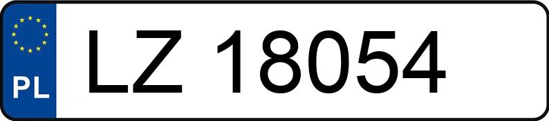 Numer rejestracyjny LZ 18054 posiada AUDI  - LZ18054