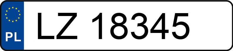 Numer rejestracyjny LZ 18345 posiada AUDI 80 2.0 - LZ18345 Numer rejestracyjny LZ 18345 posiada AUDI 80 2.0 - LZ18345