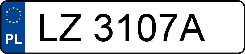Numer rejestracyjny LZ 3107A posiada DODGE Grand Caravan 3.6 Kat. MR`11 SE Aut. - LZ3107A Numer rejestracyjny LZ 3107A posiada DODGE Grand Caravan 3.6 Kat. MR`11 SE Aut. - LZ3107A