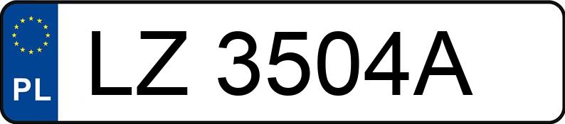 Numer rejestracyjny LZ 3504A posiada BMW 645 - LZ3504A