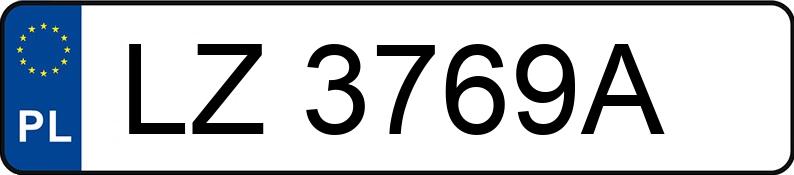 Numer rejestracyjny LZ 3769A posiada BMW 318D - LZ3769A