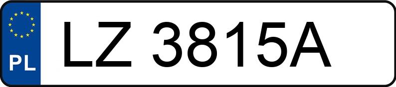 Numer rejestracyjny LZ 3815A posiada MERCEDES-BENZ E 220 d MR`20 E6 213 4Matic - LZ3815A