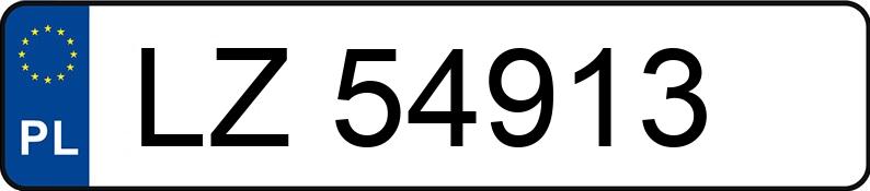 Numer rejestracyjny LZ 54913 posiada RENAULT KOLEOS - LZ54913